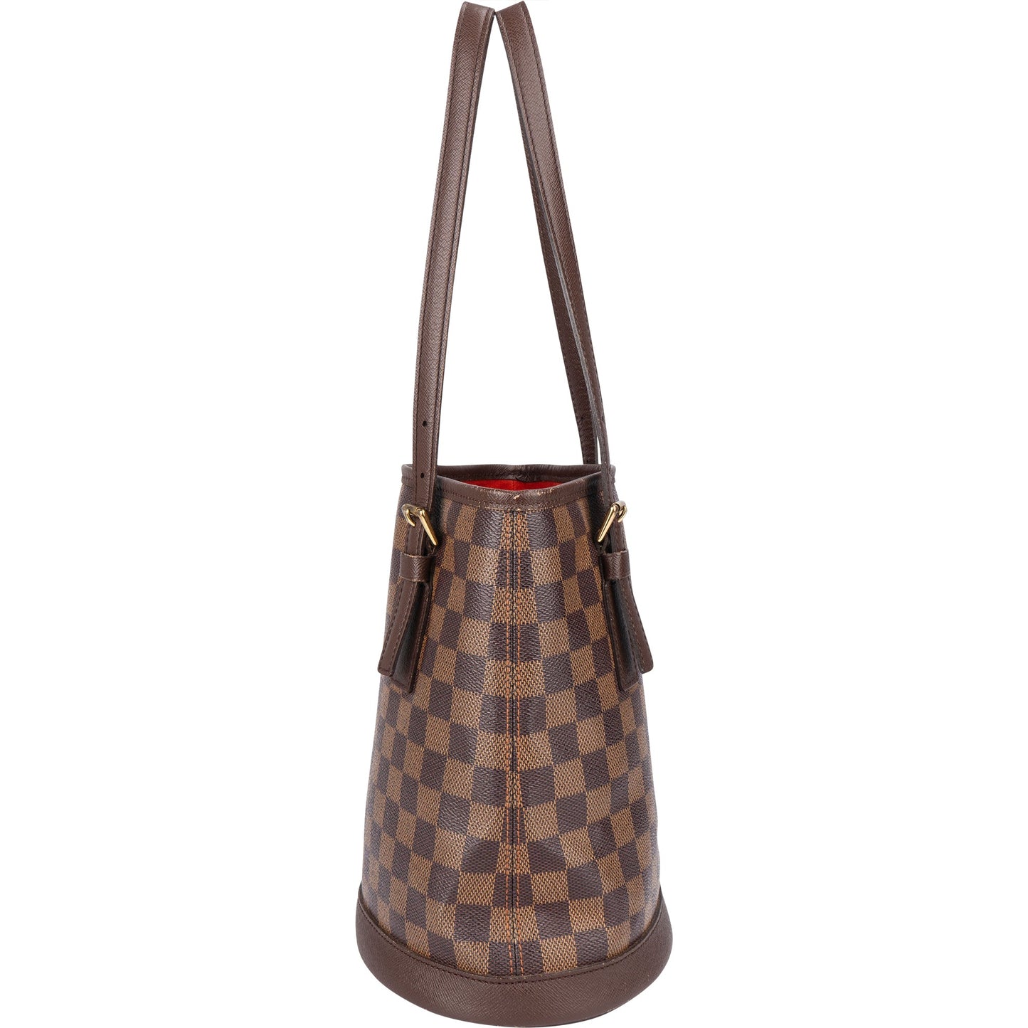 Louis Vuitton Damier Ebene Monogram Bucket PM Shoulder Bag