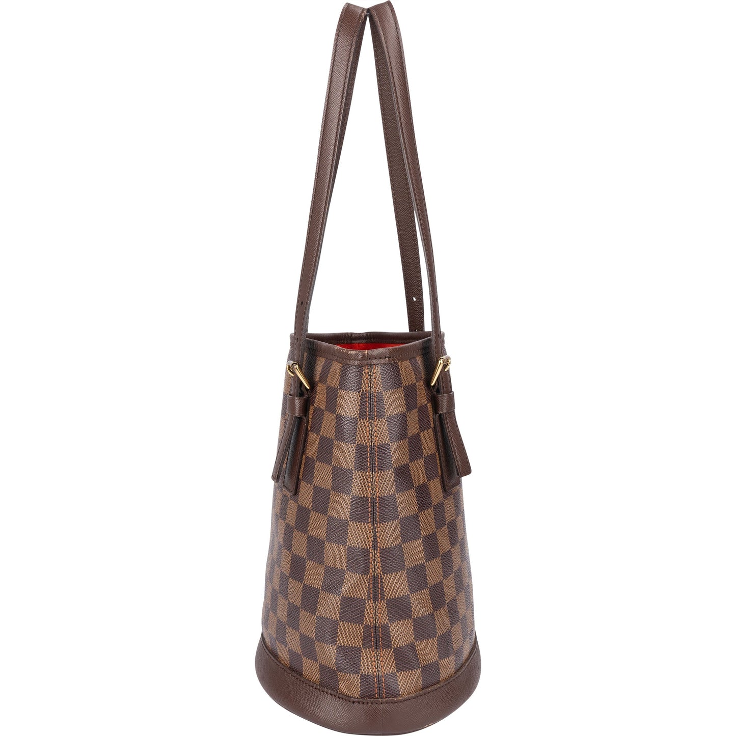 Louis Vuitton Damier Ebene Monogram Bucket PM Shoulder Bag