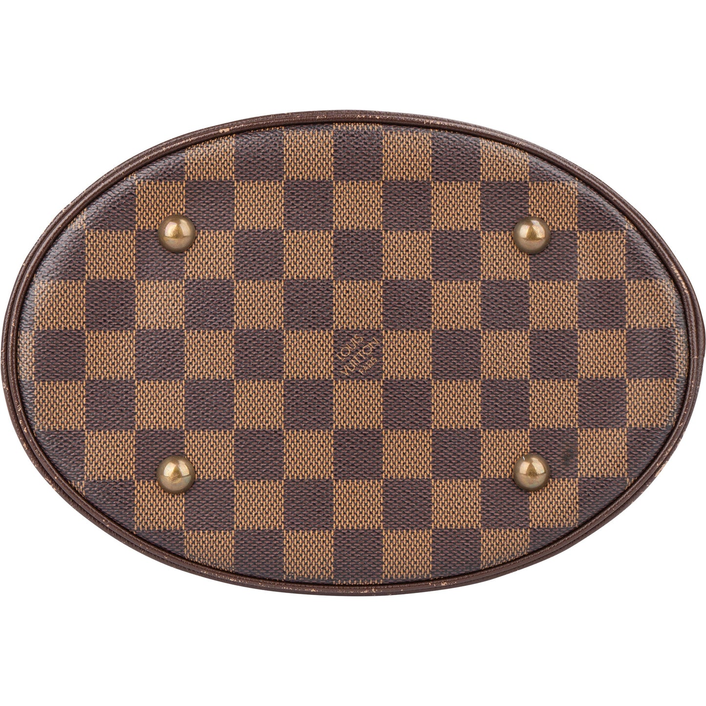 Louis Vuitton Damier Ebene Monogram Bucket PM Shoulder Bag