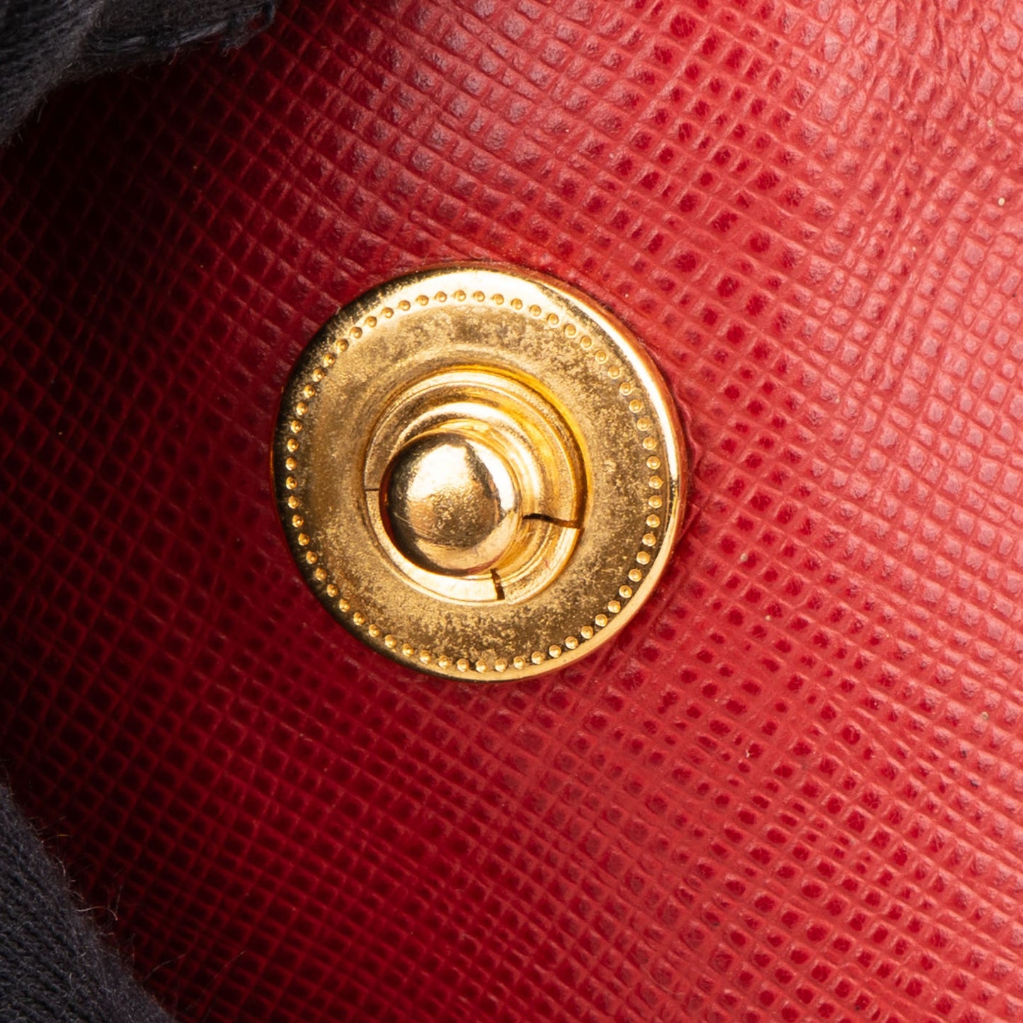 Prada Red Saffiano Leather Galleria Handbag