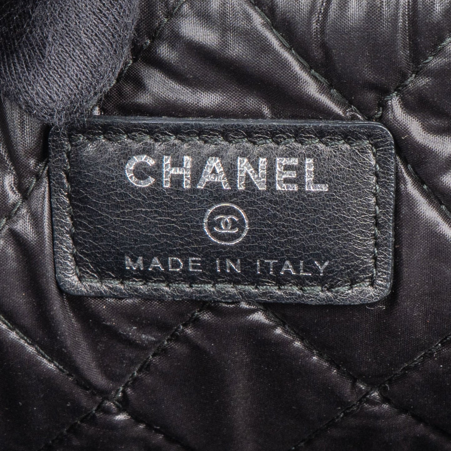 Chanel Quilted Caviar Leather CC Boy Clutch