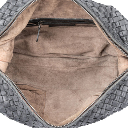 Bottega Veneta Black Intrecciato Leather