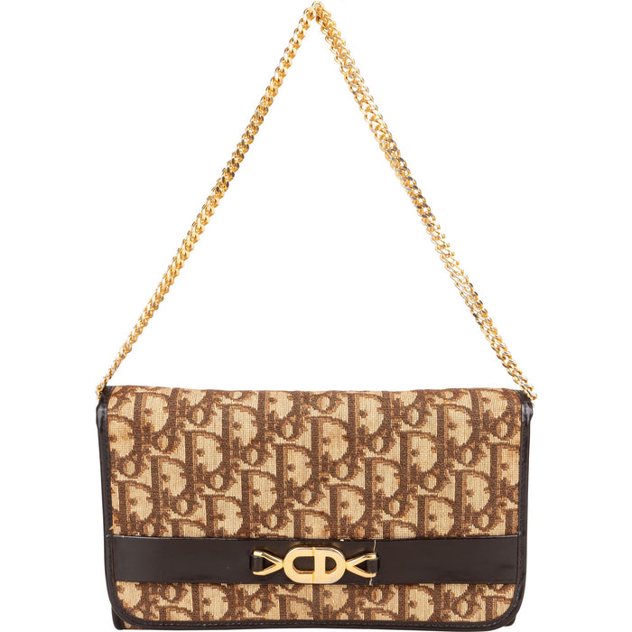 Christian Dior Trotter Monogram Shoulder Bag