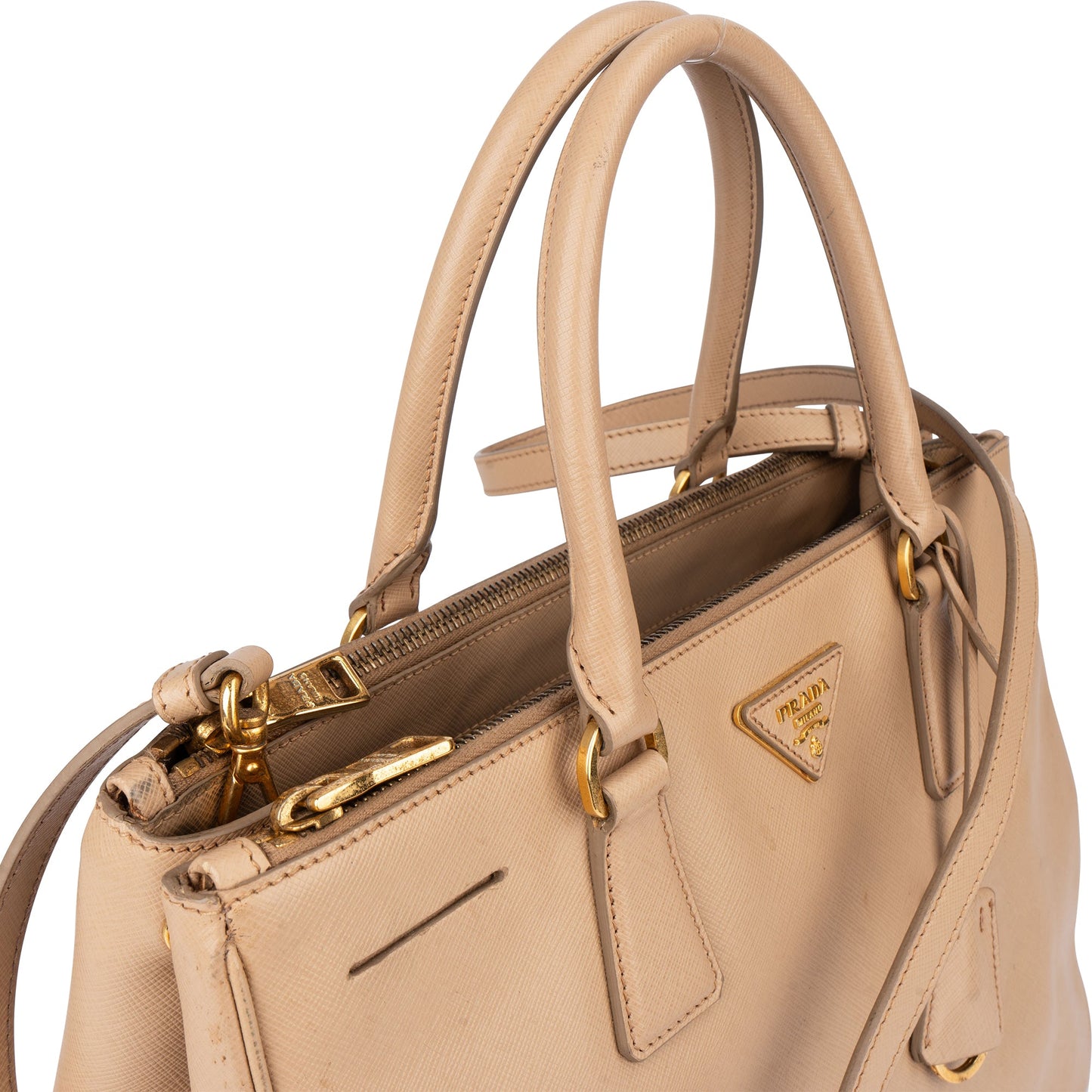 Prada Saffiano Leather Galleria Handbag