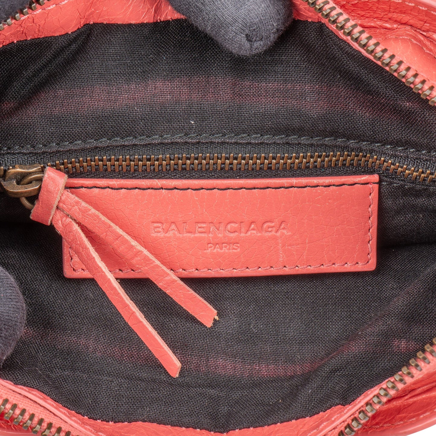 Balenciaga Pink Leather Mini City Handbag
