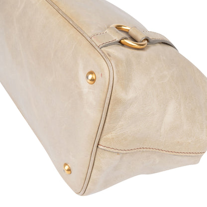 Miu Miu Classic Leather City Handbag