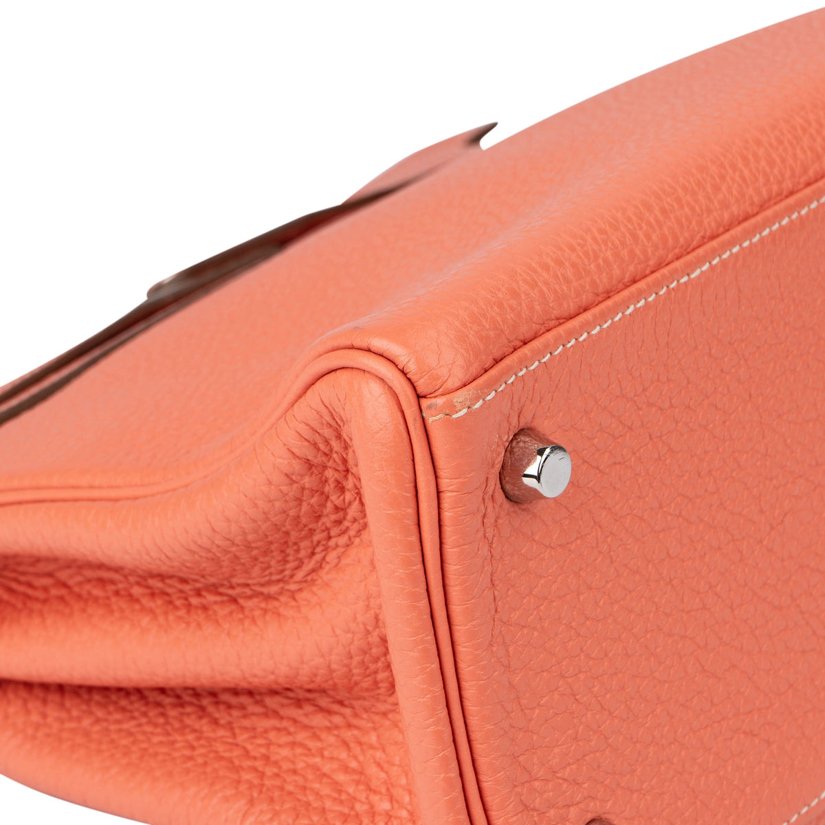 Hermès Crevette Taurillon Clemence Kelly 28 Retourne Handbag