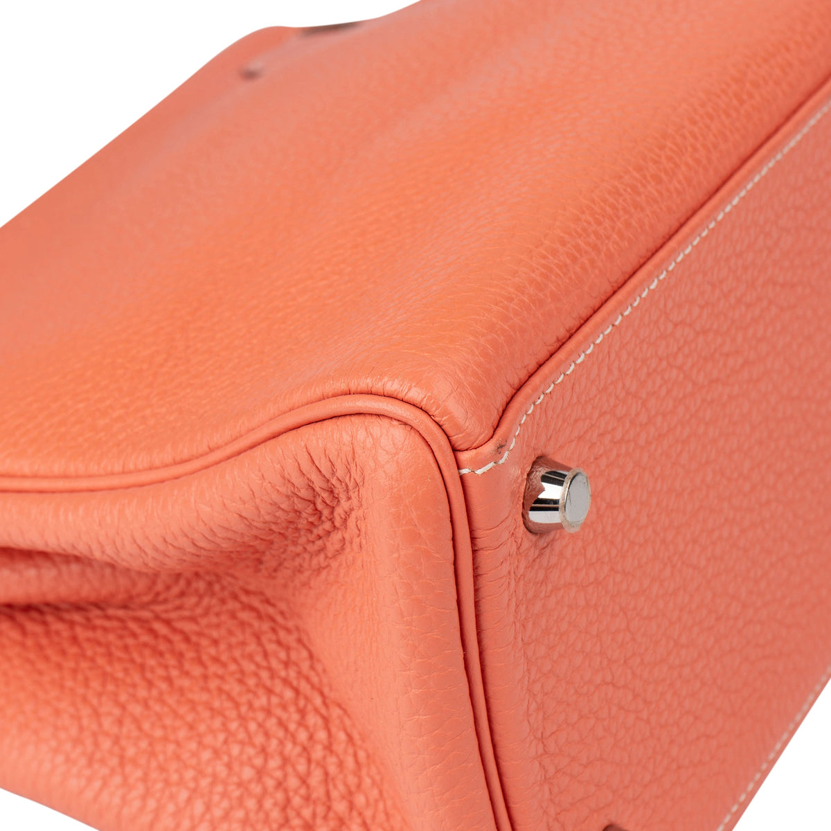 Hermès Crevette Taurillon Clemence Kelly 28 Retourne Handbag
