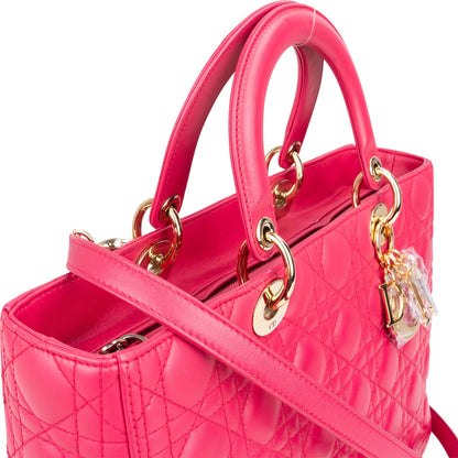 Christian Dior Quilted Leather City Handbag