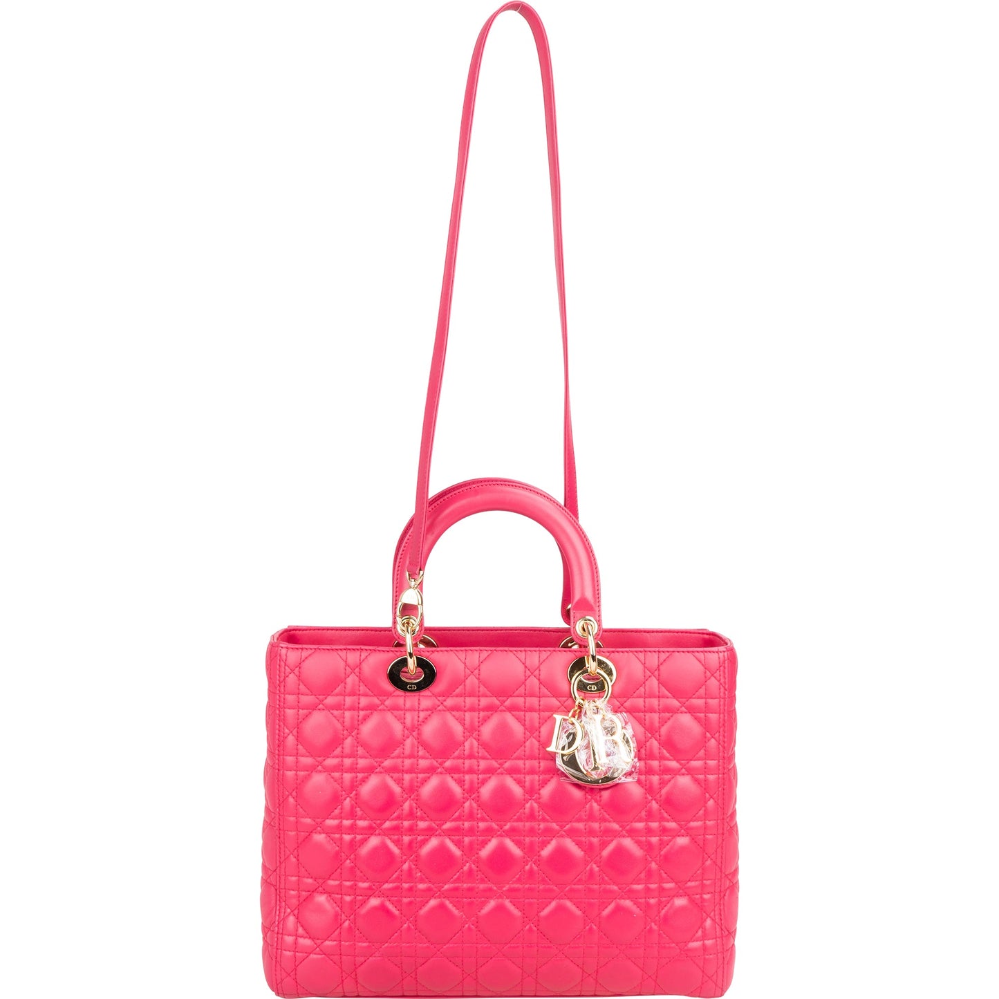 Christian Dior Quilted Leather City Handbag