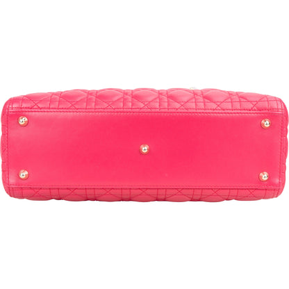 Christian Dior Quilted Leather City Handbag