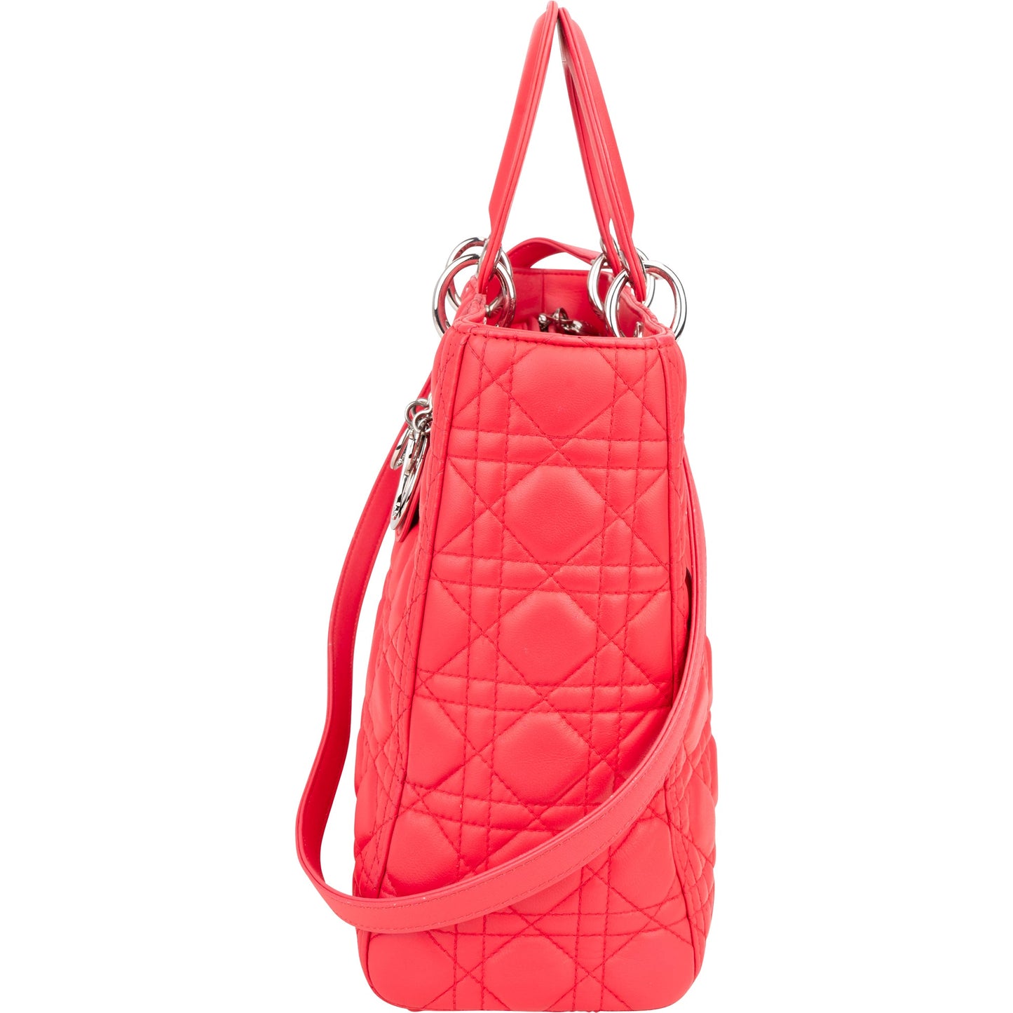 Christian Dior Quilted Leather Lady Dior Handbag