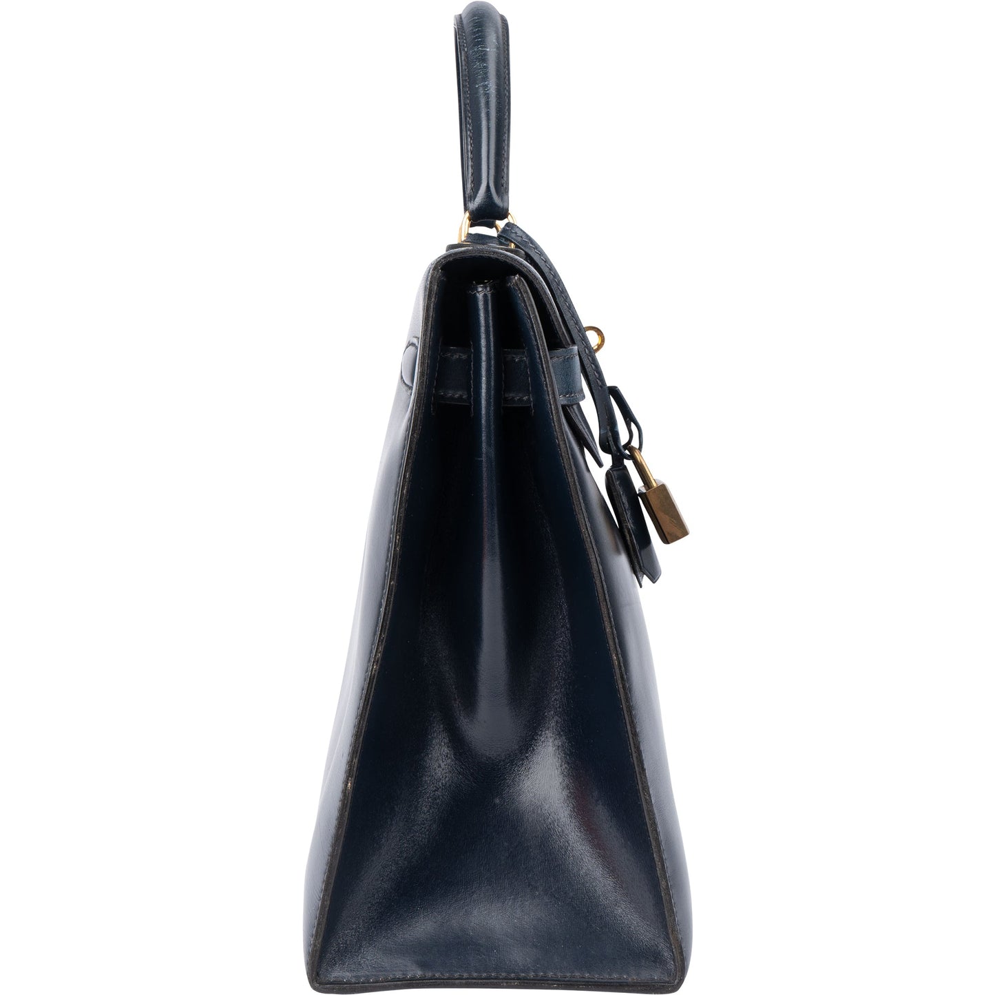 Hermès Bleu Boxcalf Kelly 32 Handbag