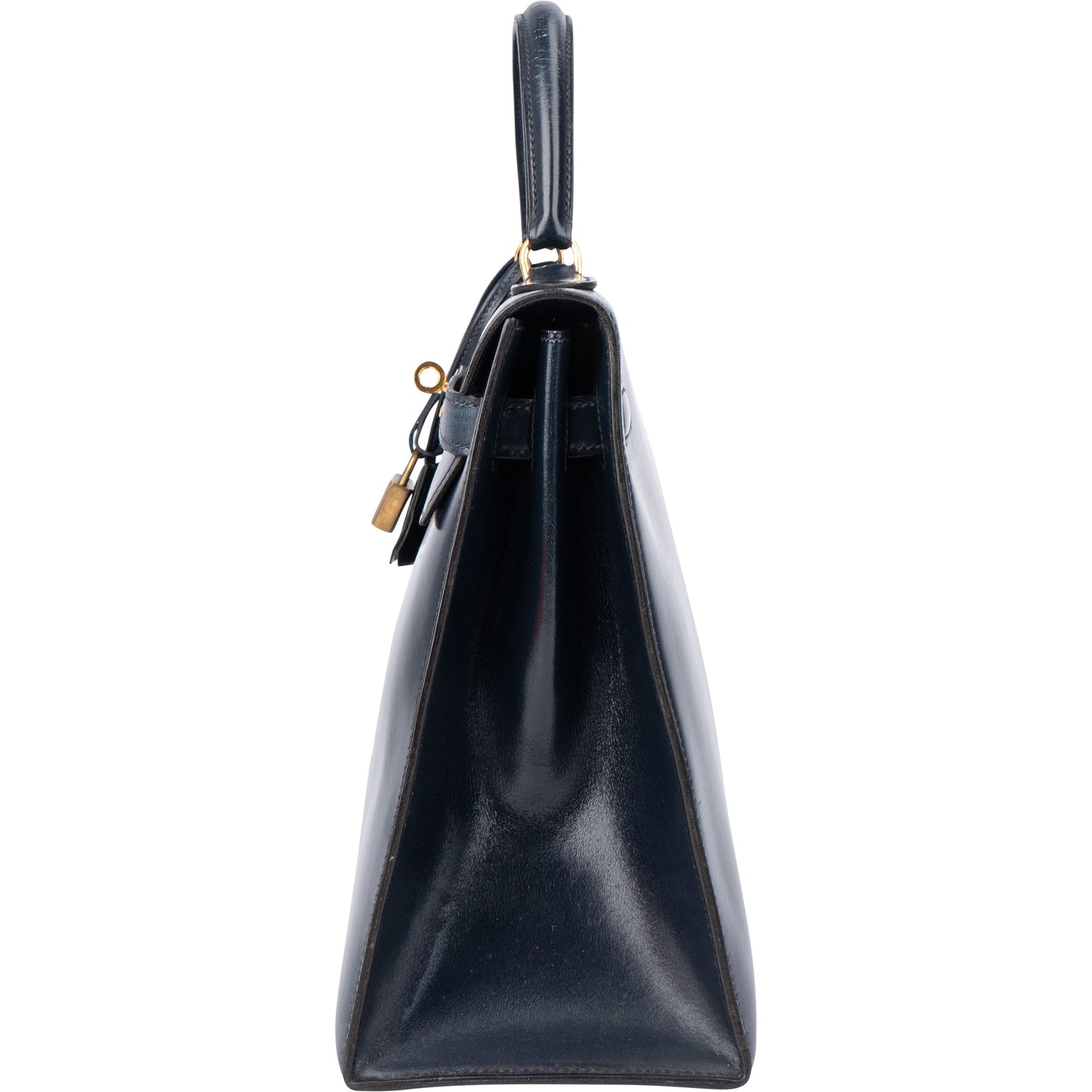 Hermès Bleu Boxcalf Kelly 32 Handbag