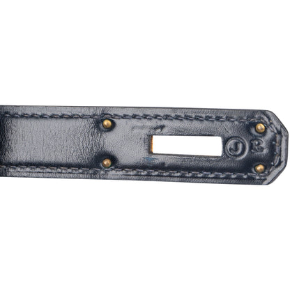 Hermès Bleu Boxcalf Kelly 32 Handbag