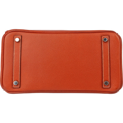 Hermès Birkin 30 Ardennes Leather Palladium Hardware Handbag
