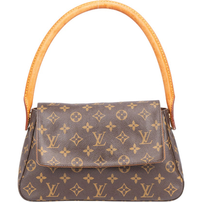 Louis Vuitton Canvas Monogram Looping PM Handbag