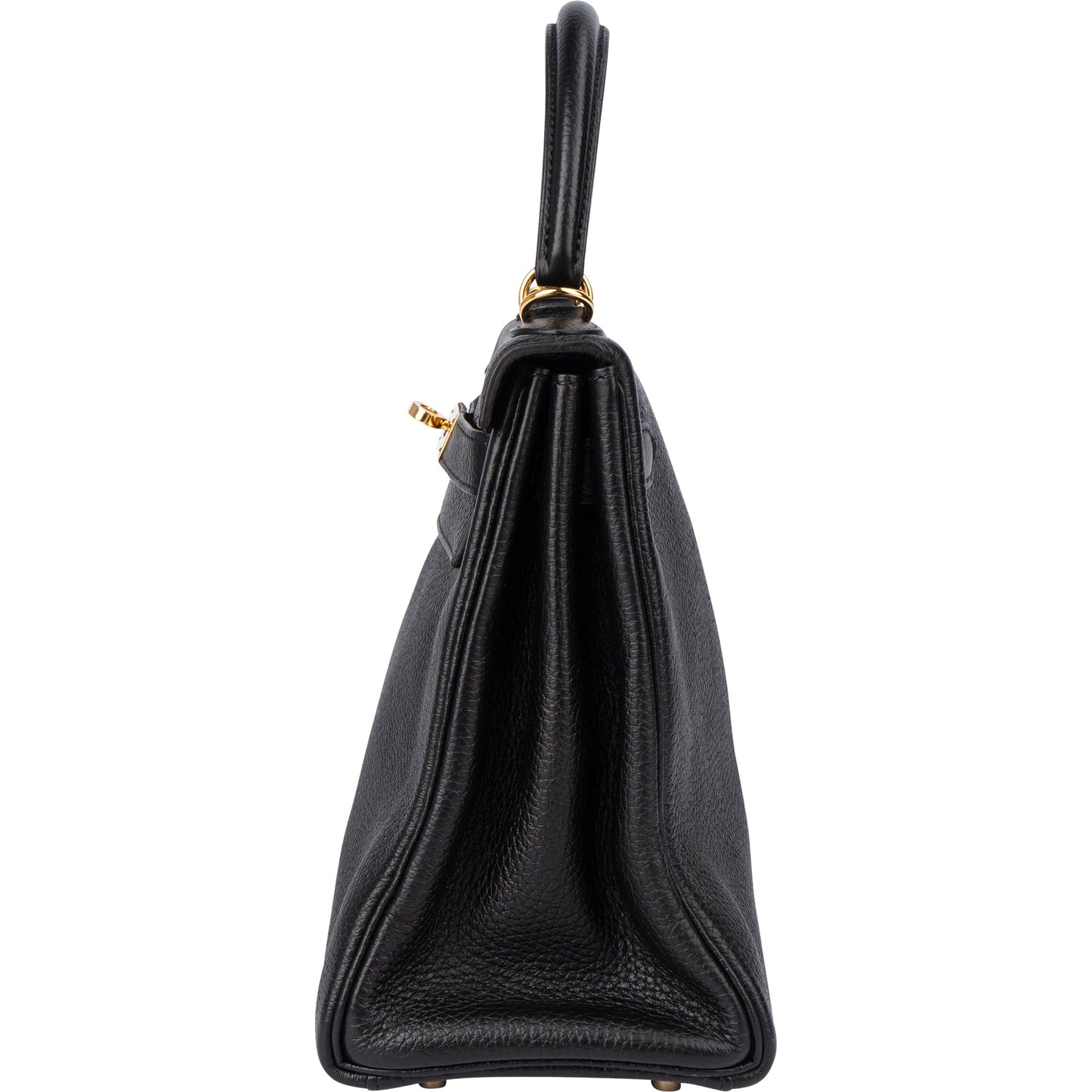 Hermès Noir Togo Leather Kelly 28 Handbag