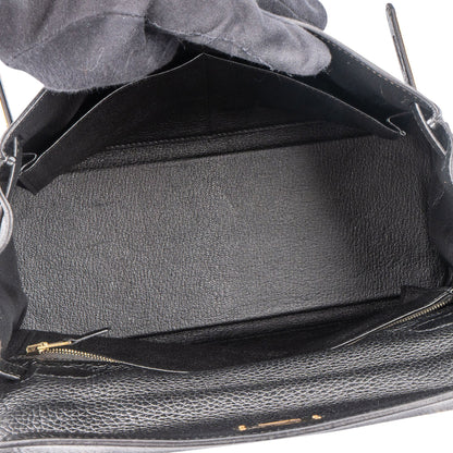 Hermès Noir Togo Leather Kelly 28 Handbag