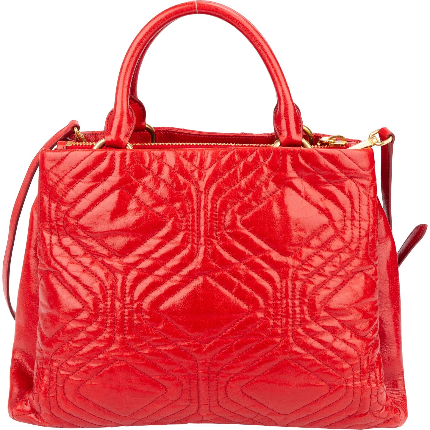 Miu Miu Quilted Leather City Handbag
