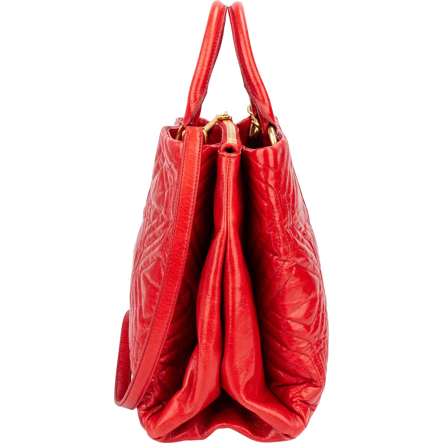 Miu Miu Quilted Leather City Handbag