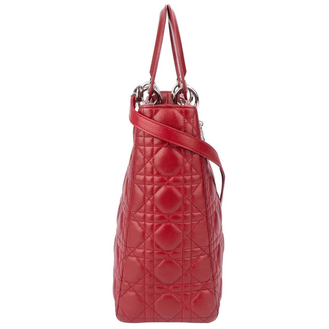 Christian Dior Quilted Leather Lady Dior Handbag