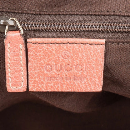 Gucci Pink Suede Monogram Abbey Handbag