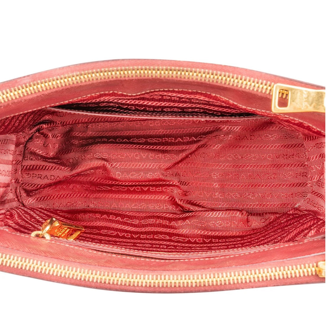 Prada Saffiano Leather Small Galleria Handbag