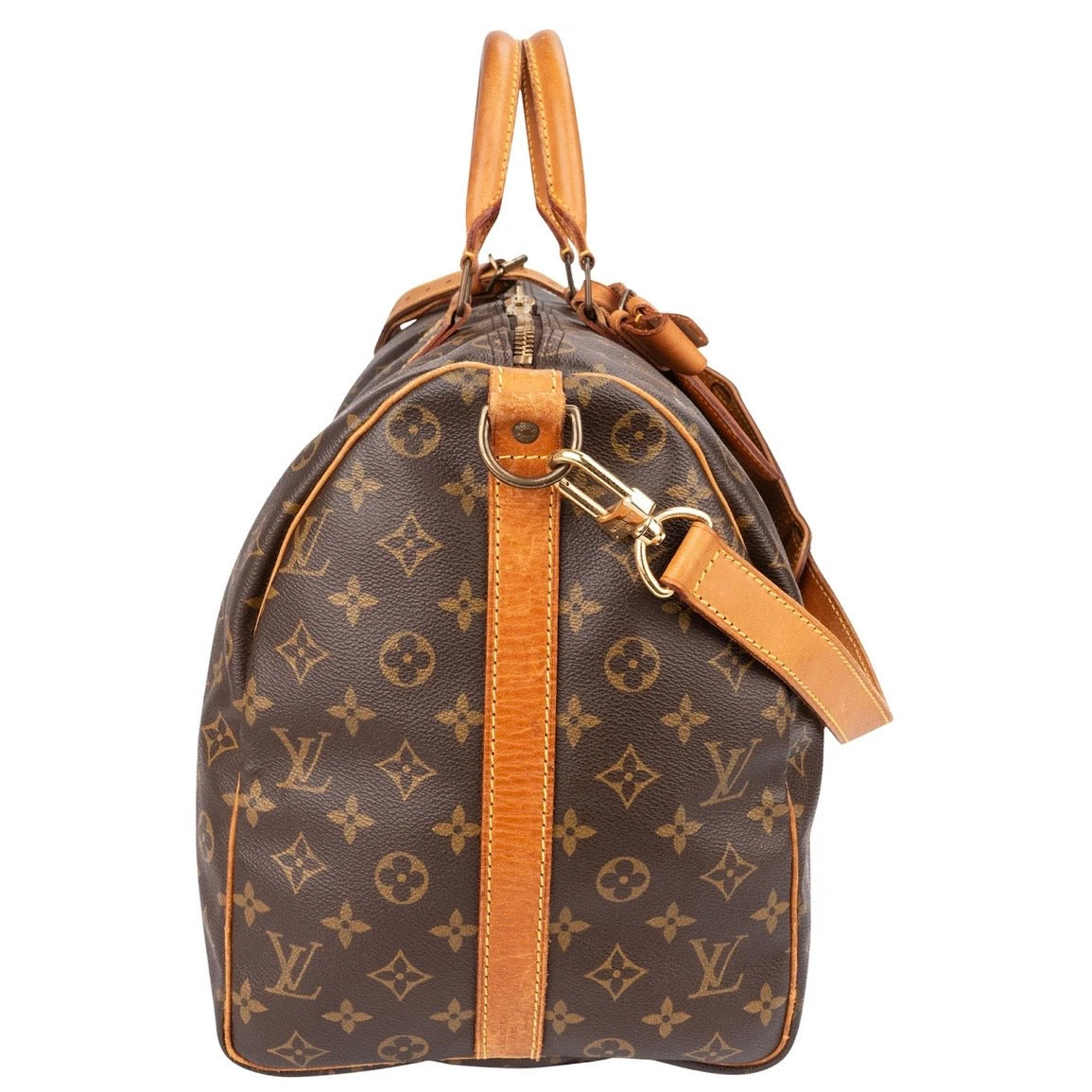 Louis Vuitton Monogram Canvas Keepall 50 Bandoulière Travel Bag