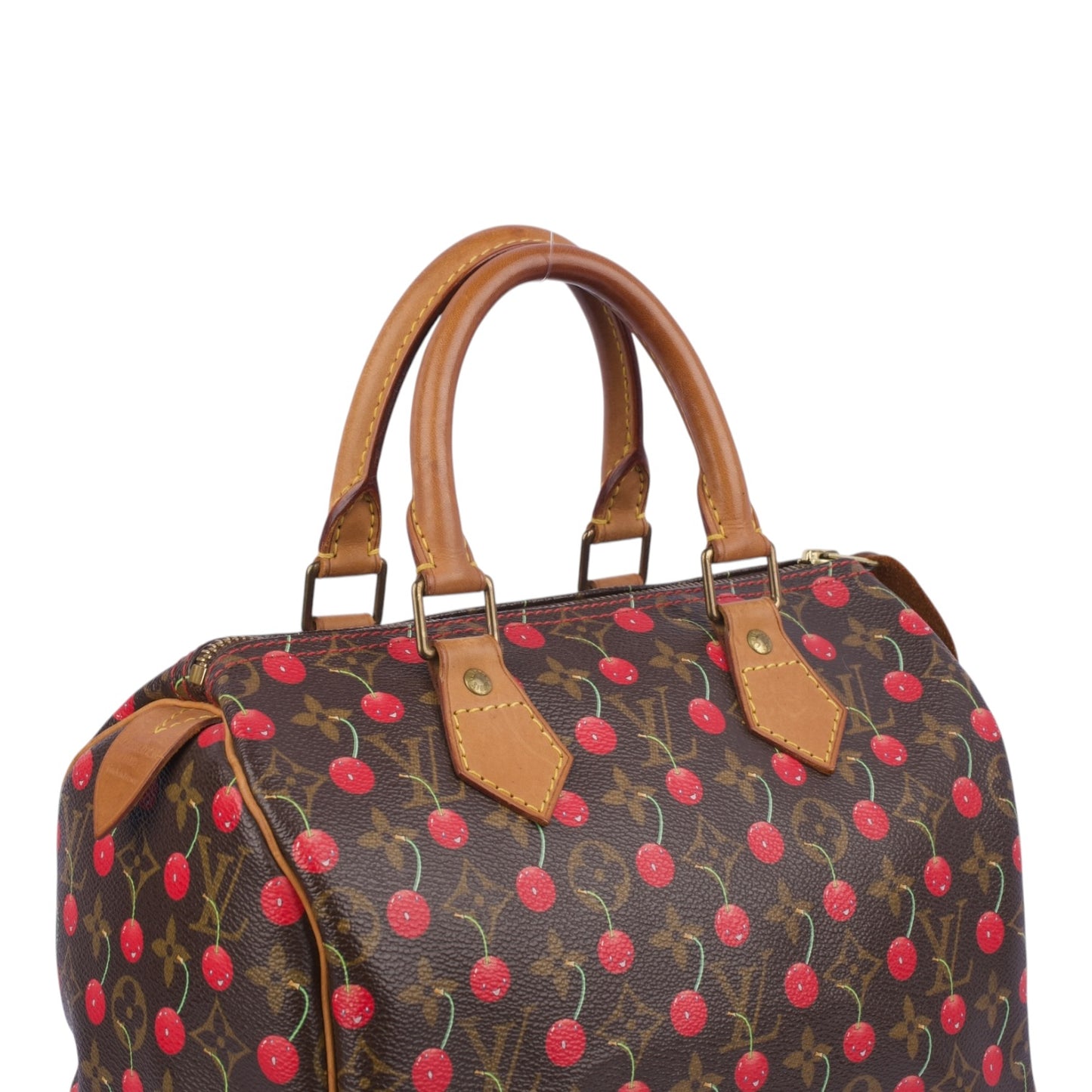 Louis Vuitton Canvas Monogram Limited Cherry Speedy 25