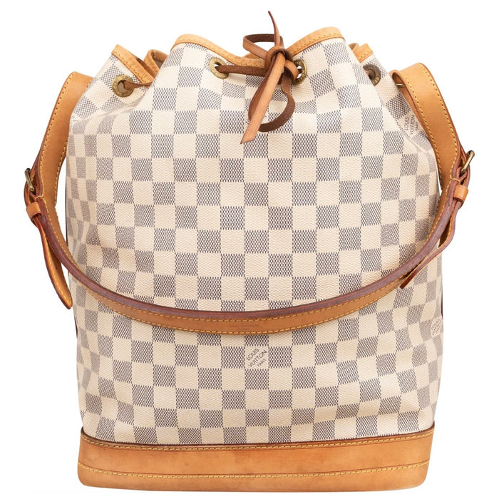 Louis Vuitton Monogram Damier Azur Canvas Sac Noé Grande Shoulder Bag