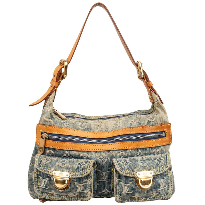 Louis Vuitton Monogram Denim Baggy PM Shoulder Bag