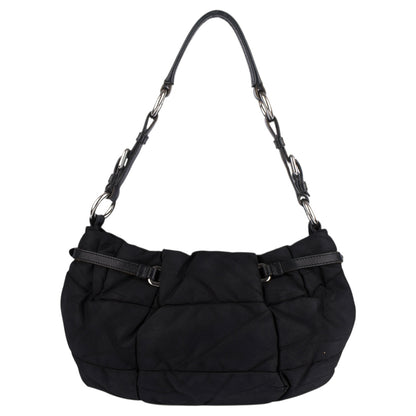 Prada Black Nylon Puffer Shoulder Bag