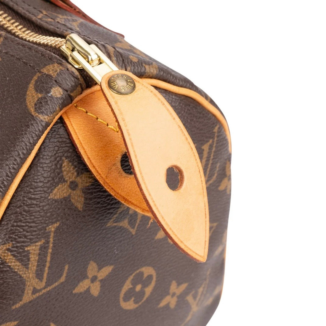 Louis Vuitton Monogram Canvas Speedy 25 Handbag
