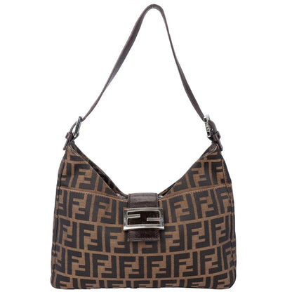 Fendi FF Monogram Baguette Shoulder Bag