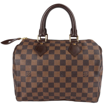 Louis Vuitton Monogram Damier Ebene Speedy 25 Handbag