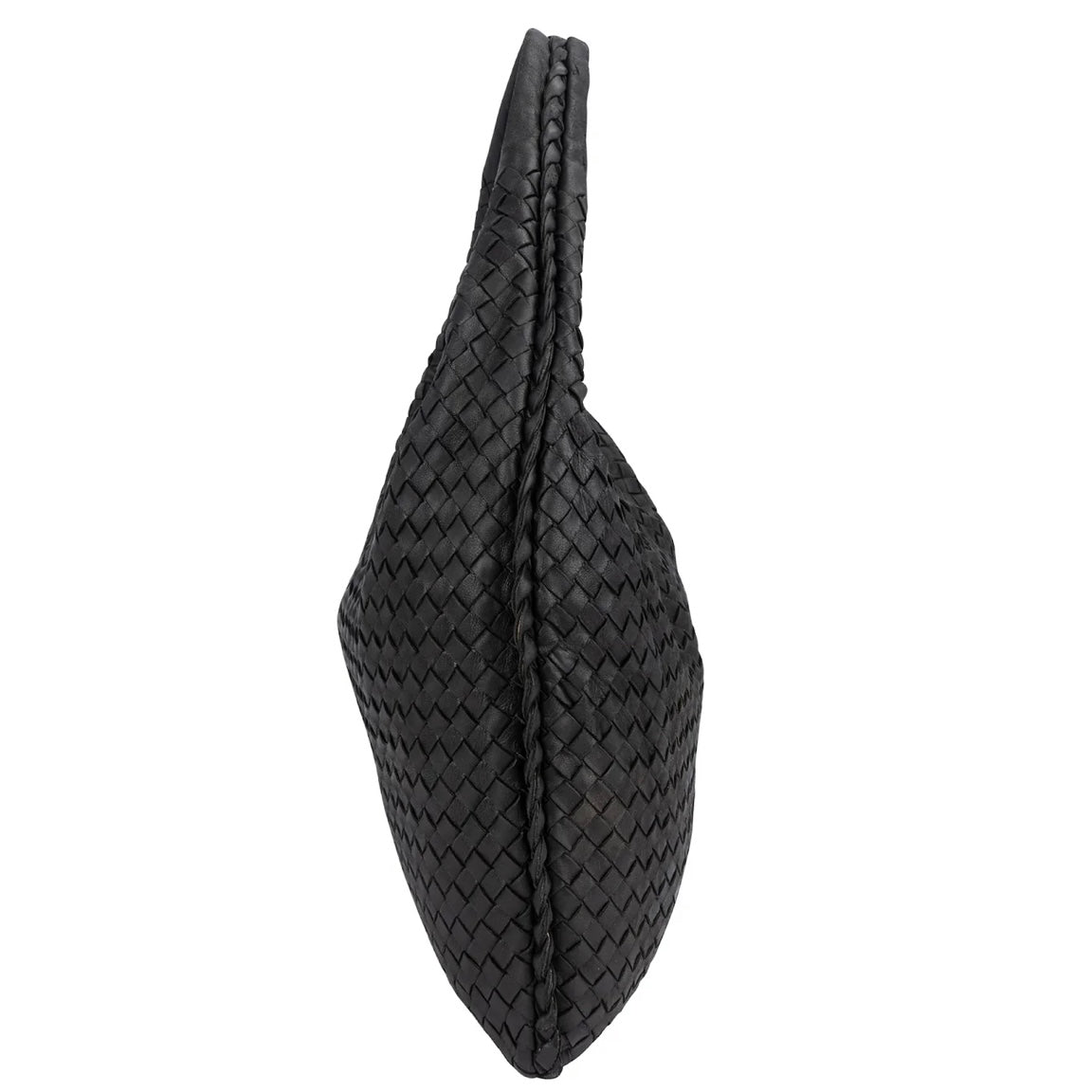 Bottega Veneta Intrecciato Leather Belly Hobo Shoulder Bag