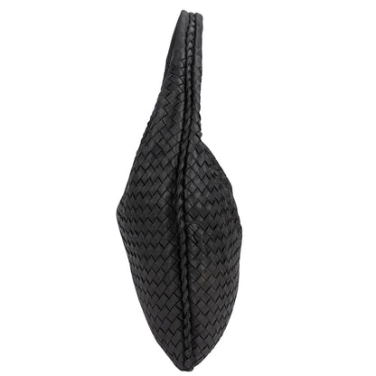 Bottega Veneta Intrecciato Leather Belly Hobo Shoulder Bag