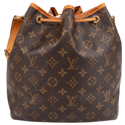 Louis Vuitton Monogram Canvas Sac Noé Petit Shoulder Bag