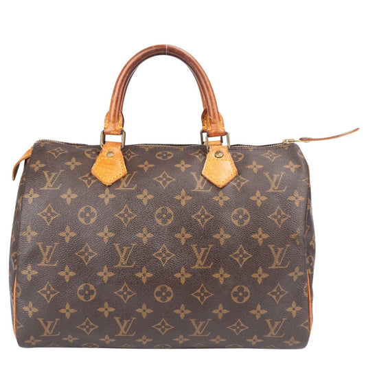 Louis Vuitton Canvas Monogram Speedy 30 Handbag