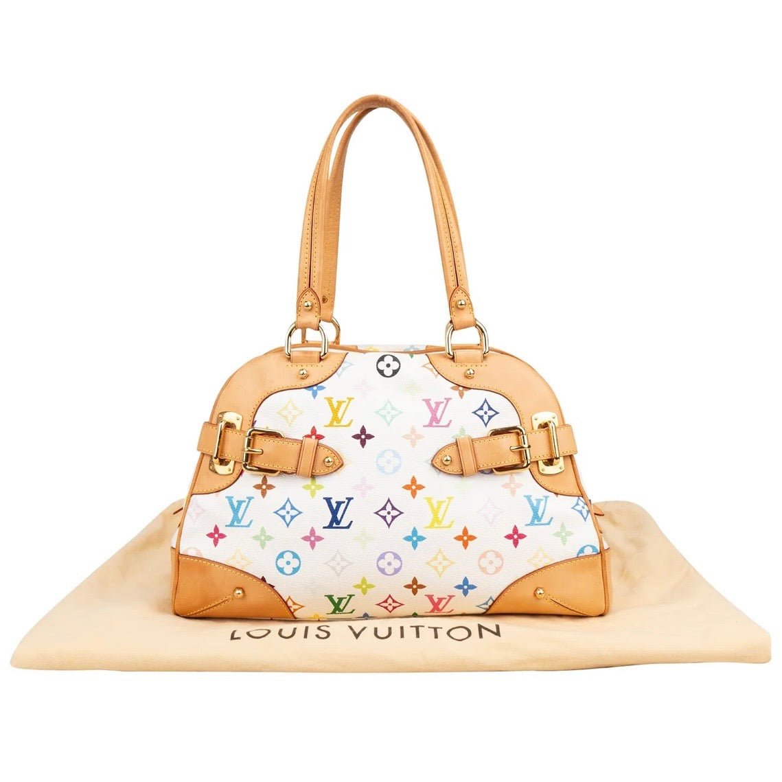 Louis Vuitton Monogram Murakami Multicolor Claudia Shoulder Bag