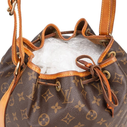 Louis Vuitton Monogram Canvas Sac Noé Petit Shoulder Bag