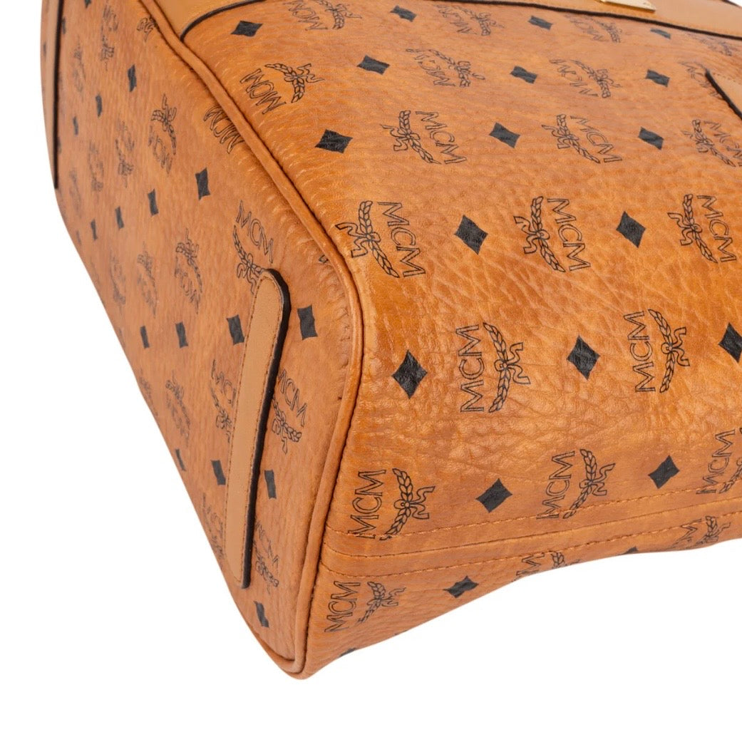 MCM Monogram Visetos Liz Shopper Shoulder Bag