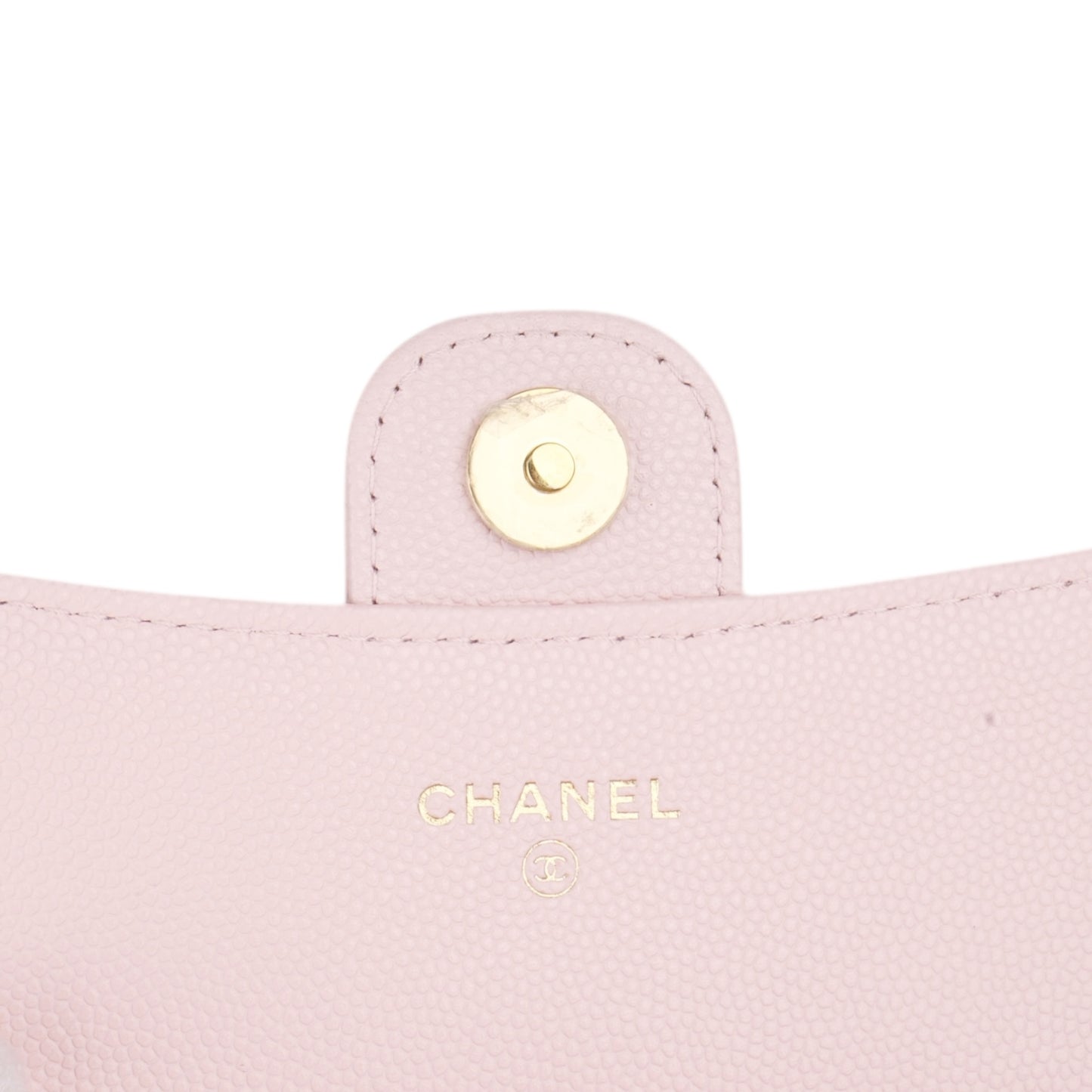Chanel Caviar Quilted Mini Chain Bag Pink