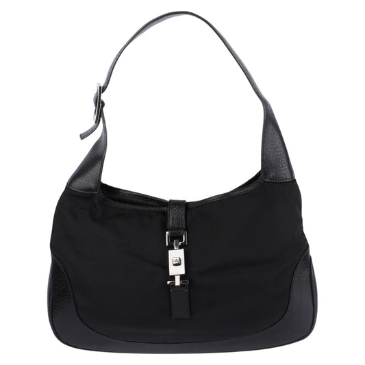 Gucci Black Leather Jackie Handbag