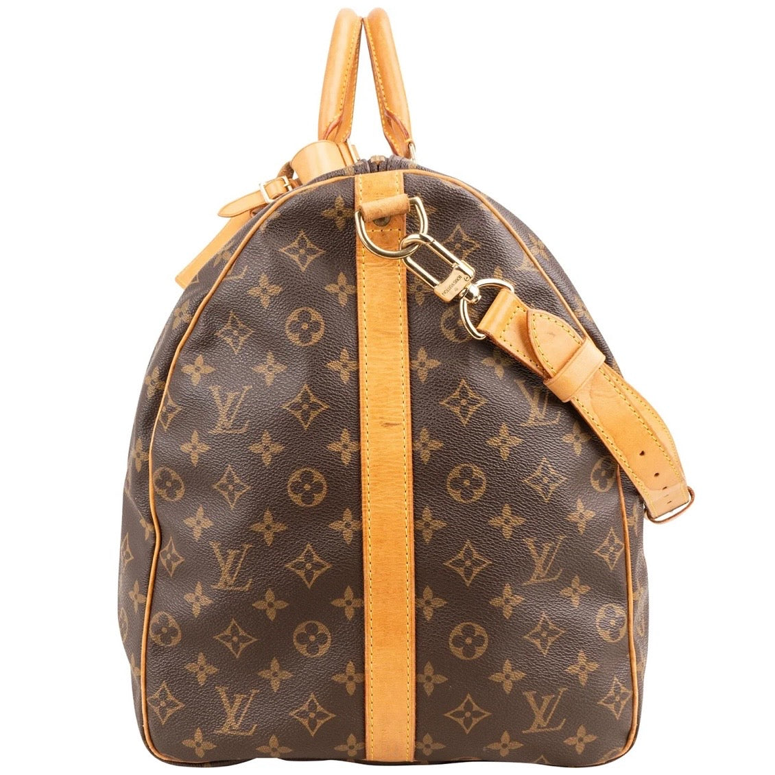 Louis Vuitton Monogram Canvas Keepall 60 Shoulder Travel Bag