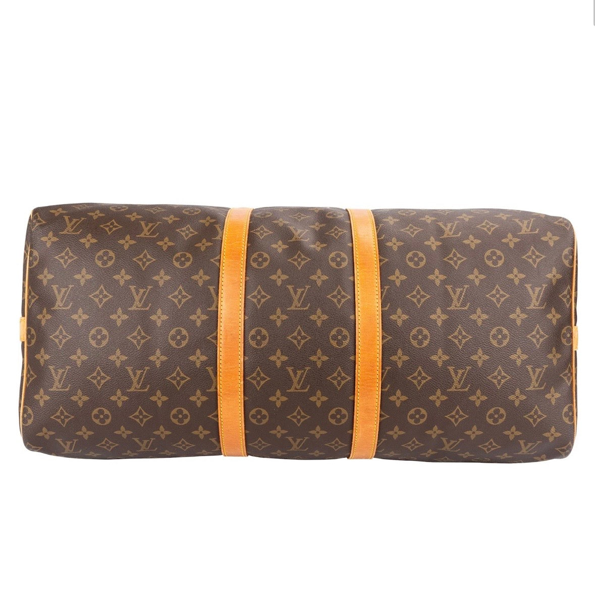 Louis Vuitton Monogram Canvas Keepall 55 Shoulder Travel Bag
