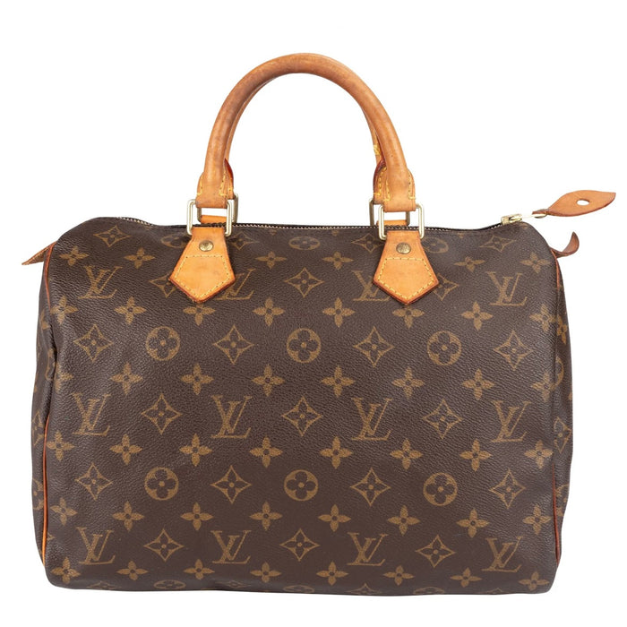 Louis Vuitton Canvas Monogram Speedy 30 Handbag