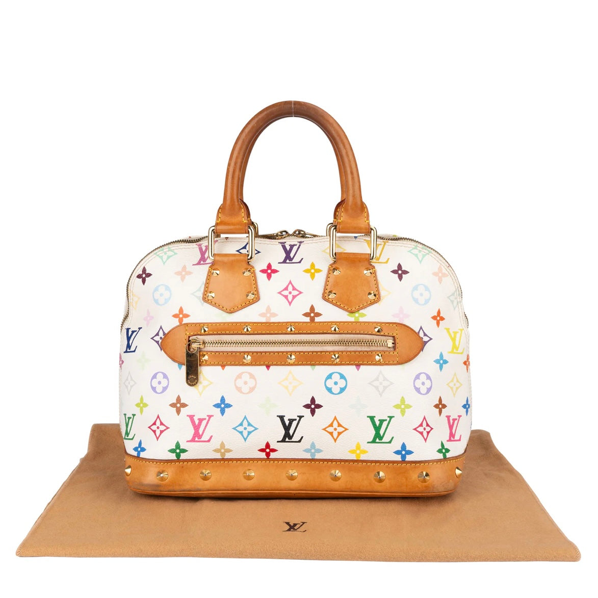 Louis Vuitton Limited Murakami Multicolor Alma PM Handbag