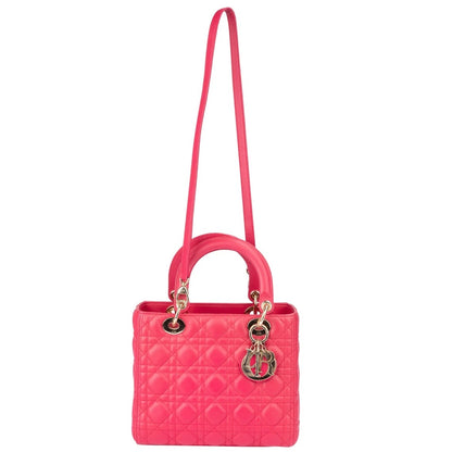 Christian Dior Quilted Leather Lady Dior Handbag